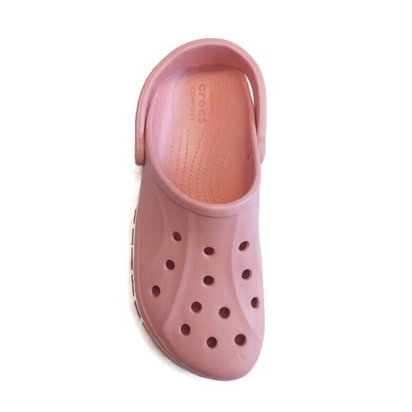CROCS Mens 9 Womens Size 11 Bayaband Lightweight Slip On Clogs Shoes Petal Pink - Picture 3 of 9